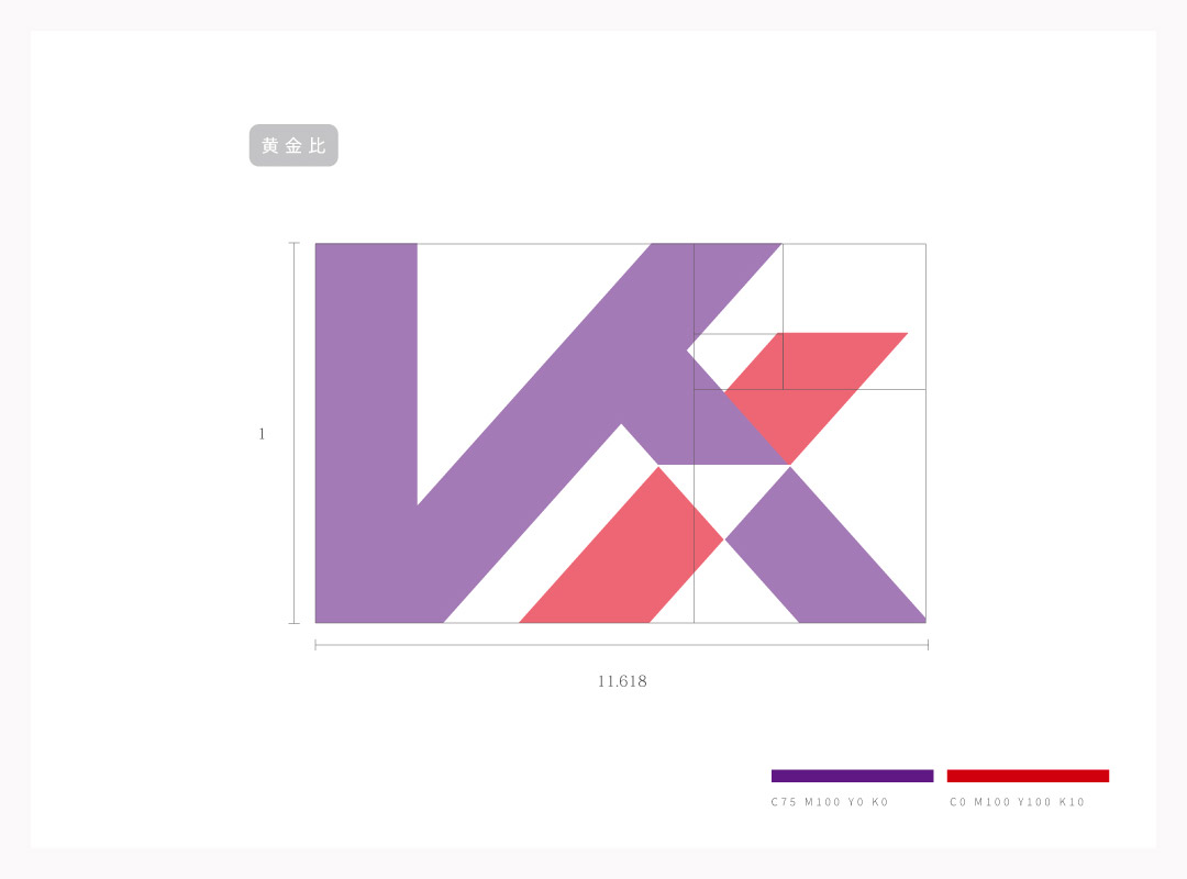 株式会社カワイロゴマーク黄金比